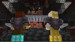 Screenshot of the Minecraft Bedrock Marketplace product Security Bunker created by Cubed Creations.