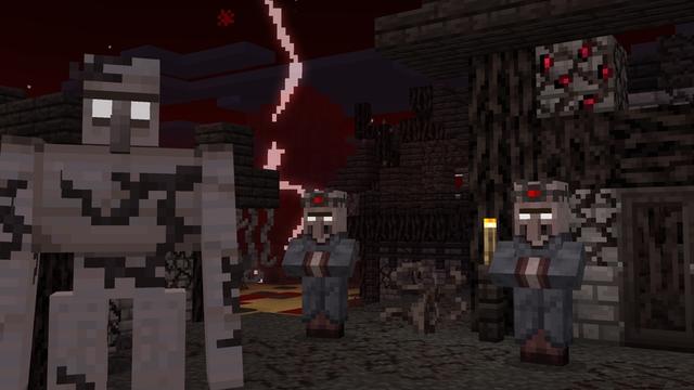 Screenshot of the Minecraft Bedrock Marketplace product Shadow Dimension Add-On created by Cubed Creations.
