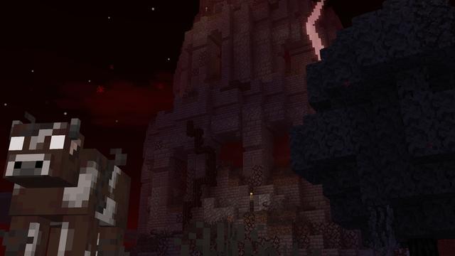 Screenshot of the Minecraft Bedrock Marketplace product Shadow Dimension Add-On created by Cubed Creations.