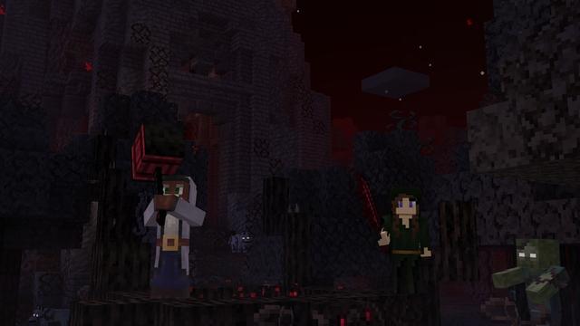 Screenshot of the Minecraft Bedrock Marketplace product Shadow Dimension Add-On created by Cubed Creations.