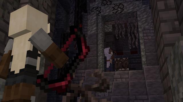 Screenshot of the Minecraft Bedrock Marketplace product Shadow Dimension Add-On created by Cubed Creations.