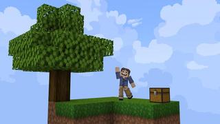 Screenshot of the Minecraft Bedrock Marketplace product Skyblock Custom Hearts created by Cubed Creations.