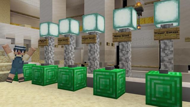 Screenshot of the Minecraft Bedrock Marketplace product Skyblock Difficulty Settings created by Cubed Creations.