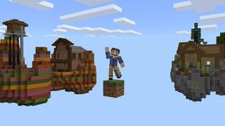 Screenshot of the Minecraft Bedrock Marketplace product Skyblock Difficulty Settings created by Cubed Creations.