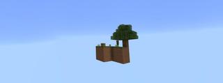 Panorama of the Minecraft Bedrock Marketplace product Skyblock Drops created by Cubed Creations.