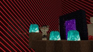 Screenshot of the Minecraft Bedrock Marketplace product Skyblock Expanding Border created by Cubed Creations.