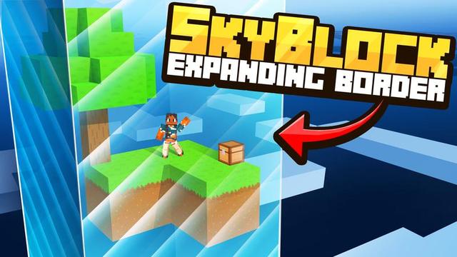 Thumbnail of the Minecraft Bedrock Marketplace product Skyblock Expanding Border created by Cubed Creations.