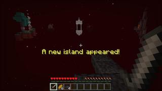 Screenshot of the Minecraft Bedrock Marketplace product Skyblock Nether created by Cubed Creations.