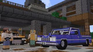 Screenshot of the Minecraft Bedrock Marketplace product Super Cars created by Cubed Creations.
