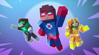 Thumbnail of the Minecraft Bedrock Marketplace product Superheroes created by Cubed Creations.