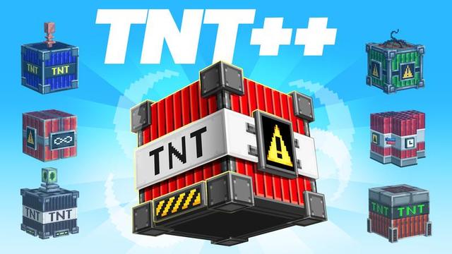 Thumbnail of the Minecraft Bedrock Marketplace product TNT++ created by Cubed Creations.