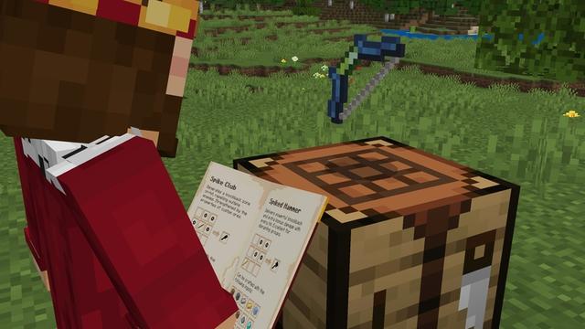 Screenshot of the Minecraft Bedrock Marketplace product Too Many Weapons created by Cubed Creations.