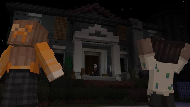 Screenshot of the Minecraft Bedrock Marketplace product Too Much Horror created by Cubed Creations.