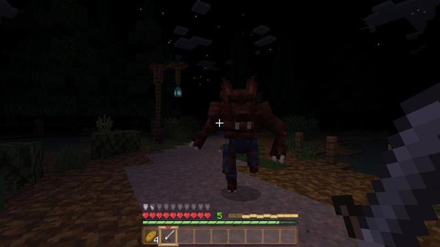 Screenshot of the Minecraft Bedrock Marketplace product Too Much Horror created by Cubed Creations.