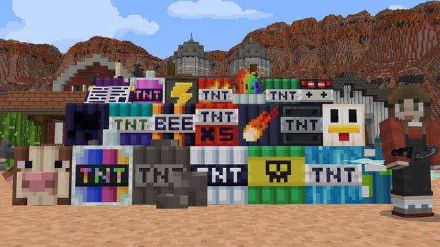 Screenshot of the Minecraft Bedrock Marketplace product Too Much TNT 2 created by Cubed Creations.