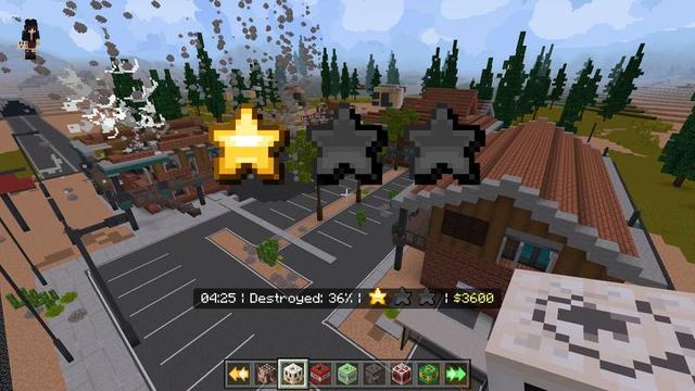 Screenshot of the Minecraft Bedrock Marketplace product Too Much TNT 2 created by Cubed Creations.
