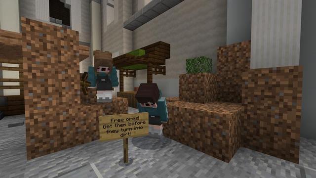 Screenshot of the Minecraft Bedrock Marketplace product Trollcraft created by Cubed Creations.