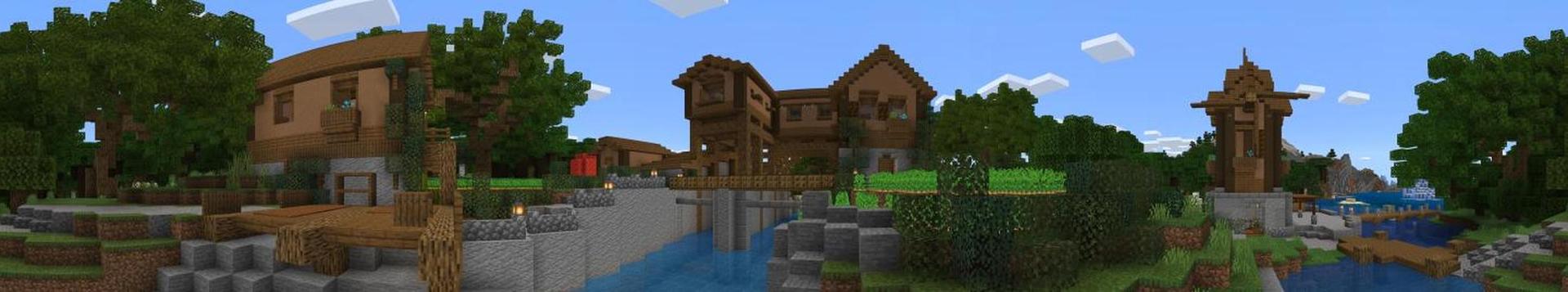 Panorama of the Minecraft Bedrock Marketplace product Trolling Blocks created by Cubed Creations.