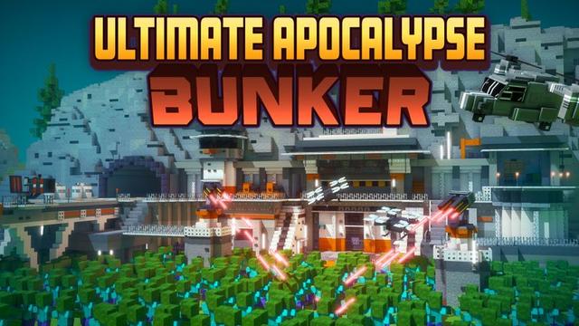 Thumbnail of the Minecraft Bedrock Marketplace product Ultimate Apocalypse Bunker created by Cubed Creations.
