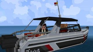 Screenshot of the Minecraft Bedrock Marketplace product Vehicles Pack created by Cubed Creations.