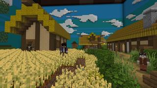 Screenshot of the Minecraft Bedrock Marketplace product Village Inside a Chest created by Cubed Creations.