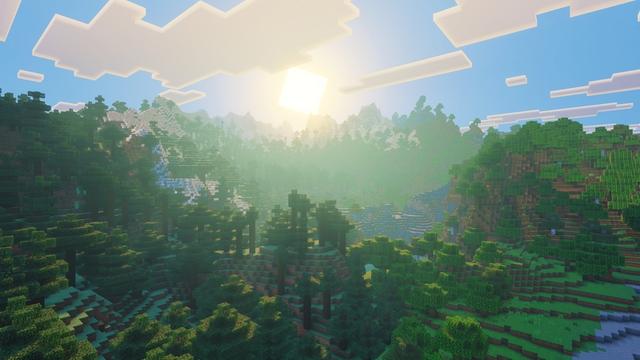 Screenshot of the Minecraft Bedrock Marketplace product Visuals Refined created by Cubed Creations.