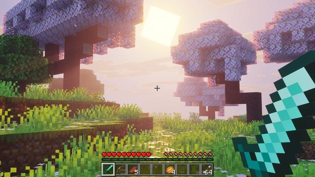 Screenshot of the Minecraft Bedrock Marketplace product Visuals Refined created by Cubed Creations.