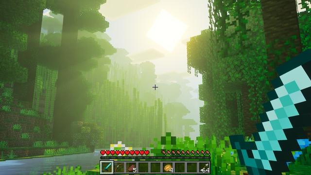 Screenshot of the Minecraft Bedrock Marketplace product Visuals Refined created by Cubed Creations.