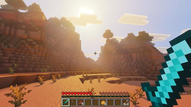 Screenshot of the Minecraft Bedrock Marketplace product Visuals Refined created by Cubed Creations.