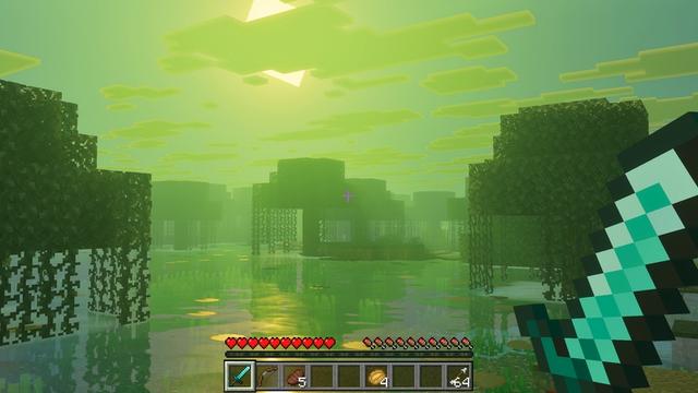 Screenshot of the Minecraft Bedrock Marketplace product Visuals Refined created by Cubed Creations.