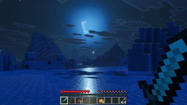 Screenshot of the Minecraft Bedrock Marketplace product Visuals Refined created by Cubed Creations.