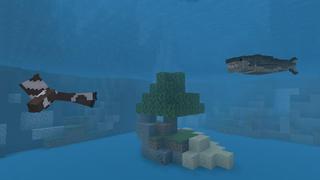 Screenshot of the Minecraft Bedrock Marketplace product Water Escape created by Cubed Creations.