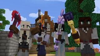 Screenshot of the Minecraft Bedrock Marketplace product Weapon Bundle created by Cubed Creations.