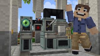 Screenshot of the Minecraft Bedrock Marketplace product Weapon Fusion 2 created by Cubed Creations.