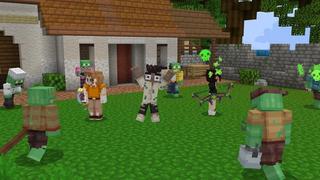 Screenshot of the Minecraft Bedrock Marketplace product Weapon Fusion 2 created by Cubed Creations.