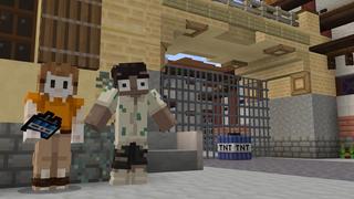 Screenshot of the Minecraft Bedrock Marketplace product Weapon Fusion 2 created by Cubed Creations.