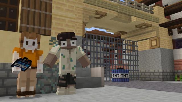 Screenshot of the Minecraft Bedrock Marketplace product Weapon Fusion 2 created by Cubed Creations.
