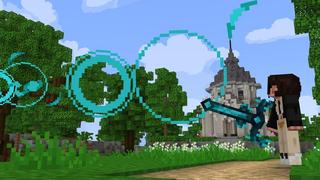 Screenshot of the Minecraft Bedrock Marketplace product Weapon Fusion 2 created by Cubed Creations.