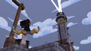 Screenshot of the Minecraft Bedrock Marketplace product Weapon Fusion 2 created by Cubed Creations.