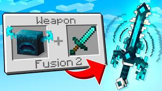 Thumbnail of the Minecraft Bedrock Marketplace product Weapon Fusion 2 created by Cubed Creations.