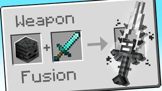 Thumbnail of the Minecraft Bedrock Marketplace product Weapon Fusion created by Cubed Creations.