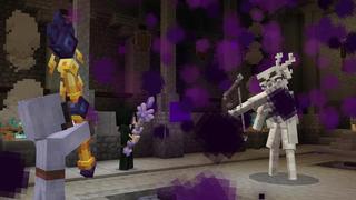 Screenshot of the Minecraft Bedrock Marketplace product Weapons Evolve created by Cubed Creations.