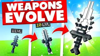 Thumbnail of the Minecraft Bedrock Marketplace product Weapons Evolve created by Cubed Creations.