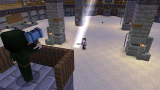 Screenshot of the Minecraft Bedrock Marketplace product Weapons Extension Pack! created by Cubed Creations.