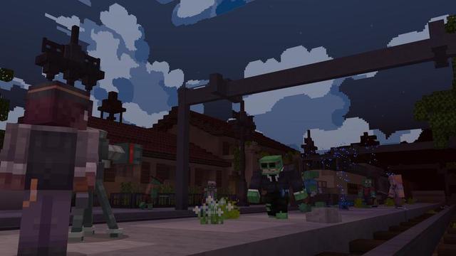 Screenshot of the Minecraft Bedrock Marketplace product Zombie Apocalypse created by Cubed Creations.