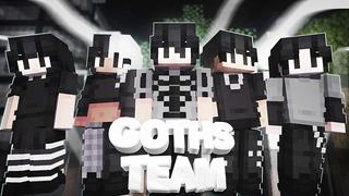 Thumbnail of the Minecraft Bedrock Marketplace product Goths Team created by Cubeverse.