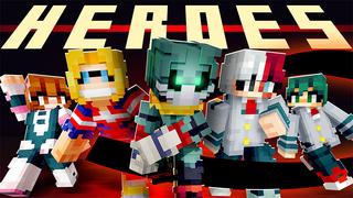 Thumbnail of the Minecraft Bedrock Marketplace product HEROES created by Cubeverse.