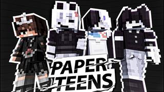 Thumbnail of the Minecraft Bedrock Marketplace product Paper Teens created by Cubeverse.