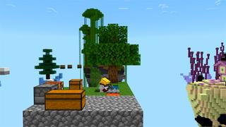 Screenshot of the Minecraft Bedrock Marketplace product Skyblock created by Cubeverse.