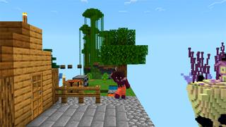 Screenshot of the Minecraft Bedrock Marketplace product Skyblock created by Cubeverse.